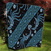 Indonesia Batik Pattern Quilt Blue Version - Wonder Print Shop