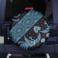 Indonesia Batik Pattern Spare Tire Cover Blue Version - Wonder Print Shop