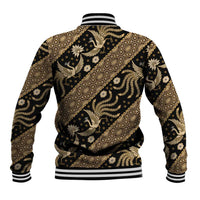 Indonesia Batik Pattern Baseball Jacket Gold Version - Wonder Print Shop