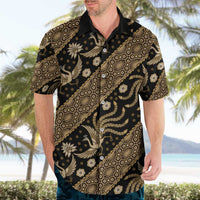 Indonesia Batik Pattern Hawaiian Shirt Gold Version - Wonder Print Shop