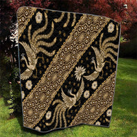 Indonesia Batik Pattern Quilt Gold Version - Wonder Print Shop