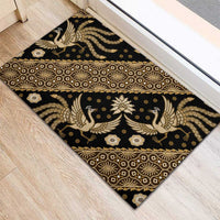 Indonesia Batik Pattern Rubber Doormat Gold Version - Wonder Print Shop