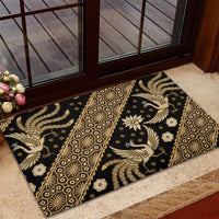 Indonesia Batik Pattern Rubber Doormat Gold Version - Wonder Print Shop