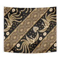 Indonesia Batik Pattern Tapestry Gold Version - Wonder Print Shop