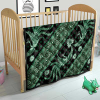 Indonesia Batik Pattern Quilt Green Version - Wonder Print Shop