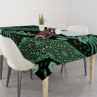 Indonesia Batik Pattern Tablecloth Green Version - Wonder Print Shop