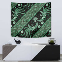 Indonesia Batik Pattern Tapestry Green Version - Wonder Print Shop