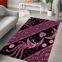 Indonesia Batik Pattern Area Rug Pink Version - Wonder Print Shop