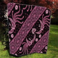 Indonesia Batik Pattern Quilt Pink Version - Wonder Print Shop
