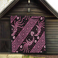 Indonesia Batik Pattern Quilt Pink Version - Wonder Print Shop