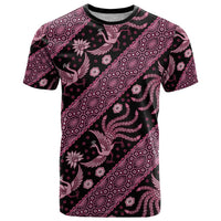 Indonesia Batik Pattern T Shirt Pink Version - Wonder Print Shop