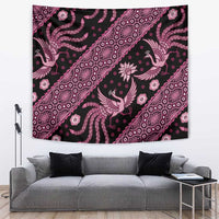 Indonesia Batik Pattern Tapestry Pink Version - Wonder Print Shop