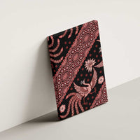 Indonesia Batik Pattern Canvas Wall Art Red Version - Wonder Print Shop