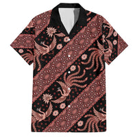 Indonesia Batik Pattern Hawaiian Shirt Red Version - Wonder Print Shop