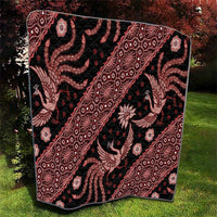 Indonesia Batik Pattern Quilt Red Version - Wonder Print Shop