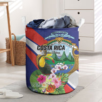 Costa Rica Rainbow Toucan Laundry Basket Happy Independence Day