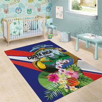 Costa Rica Rainbow Toucan Area Rug Happy Independence Day