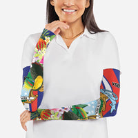 Personalized Costa Rica Rainbow Toucan Arm Sleeves Happy Independence Day