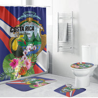 Costa Rica Rainbow Toucan Bathroom Set Happy Independence Day