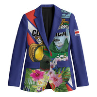 Personalized Costa Rica Rainbow Toucan Blazer Happy Independence Day