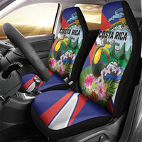 Costa Rica Rainbow Toucan Car Seat Cover Happy Independence Day