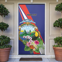 Personalized Costa Rica Rainbow Toucan Door Cover Happy Independence Day