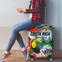 Costa Rica Rainbow Toucan Luggage Cover Happy Independence Day