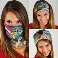Costa Rica Rainbow Toucan Neck Gaiter Happy Independence Day