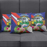 Costa Rica Rainbow Toucan Pillow Cover Happy Independence Day