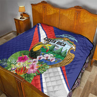 Costa Rica Rainbow Toucan Quilt Happy Independence Day