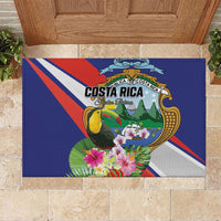 Costa Rica Rainbow Toucan Rubber Doormat Happy Independence Day