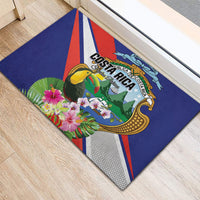 Costa Rica Rainbow Toucan Rubber Doormat Happy Independence Day
