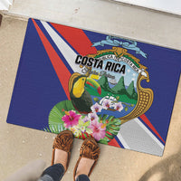 Costa Rica Rainbow Toucan Rubber Doormat Happy Independence Day
