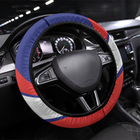 Costa Rica Rainbow Toucan Steering Wheel Cover Happy Independence Day