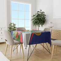 Costa Rica Rainbow Toucan Tablecloth Happy Independence Day