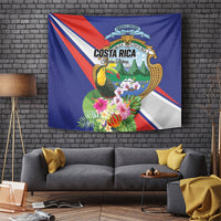 Costa Rica Rainbow Toucan Tapestry Happy Independence Day