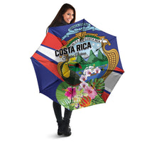 Costa Rica Rainbow Toucan Umbrella Happy Independence Day