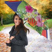 Costa Rica Rainbow Toucan Umbrella Happy Independence Day