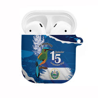 El Salvador Turquoise Browed Motmot AirPods Case Happy Independence Day