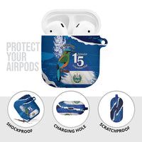 El Salvador Turquoise Browed Motmot AirPods Case Happy Independence Day