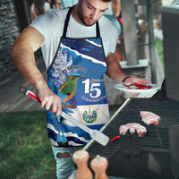 El Salvador Turquoise Browed Motmot Apron Happy Independence Day