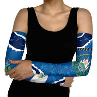 Personalized El Salvador Turquoise Browed Motmot Arm Sleeves Happy Independence Day