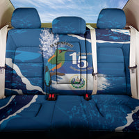 El Salvador Turquoise Browed Motmot Back Car Seat Cover Happy Independence Day