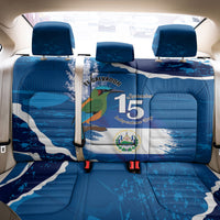El Salvador Turquoise Browed Motmot Back Car Seat Cover Happy Independence Day