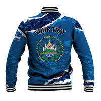 Personalized El Salvador Turquoise Browed Motmot Baseball Jacket Happy Independence Day