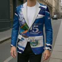 Personalized El Salvador Turquoise Browed Motmot Blazer Happy Independence Day