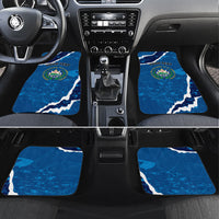 Personalized El Salvador Turquoise Browed Motmot Car Mats Happy Independence Day