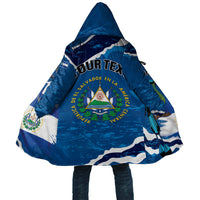 Personalized El Salvador Turquoise Browed Motmot Cloak Happy Independence Day
