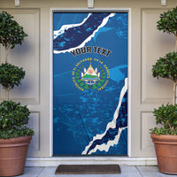 Personalized El Salvador Turquoise Browed Motmot Door Cover Happy Independence Day