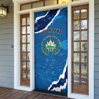 Personalized El Salvador Turquoise Browed Motmot Door Cover Happy Independence Day